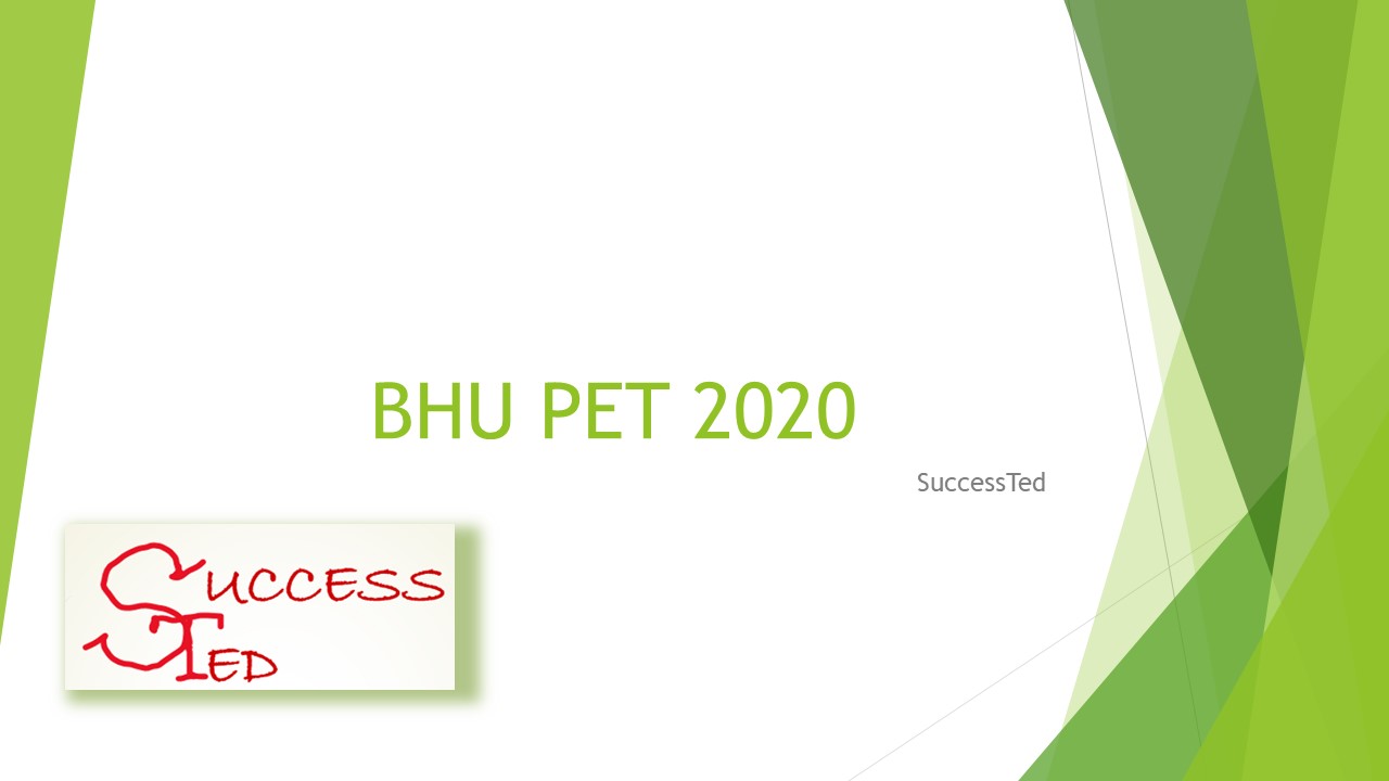 BHU PET 2020