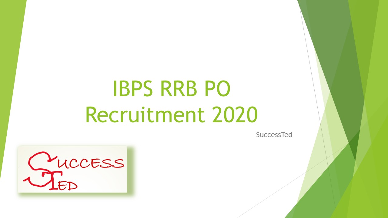 IBPS RRB PO Recruitment 2020